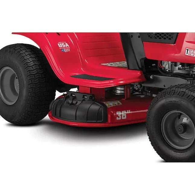 CRAFTSMAN T100 36 - Inch 11.5 HP Gas Riding Lawn Mower Briggs & Stratton Engine Manual 7 - Speed Transmission - Decindoor