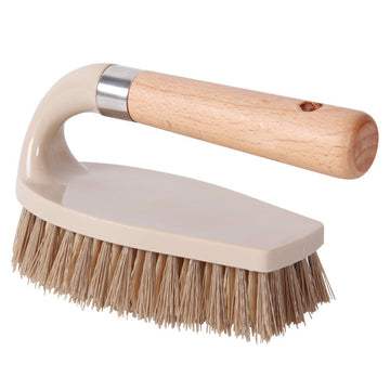 LM Center's Wooden Laundry Brush, Shoes, Multi-Purpose Cleaning Brush, Bathroom Floor Brush