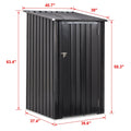 Metal Firewood Storage Shed - Decindoor