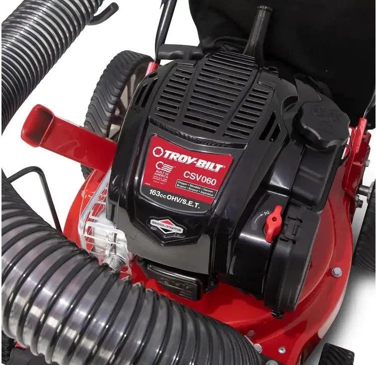 Troy - Bilt 24" Gas Chipper Shredder Vacuum – 3 - in - 1 Yard Cleanup Machine - Decindoor