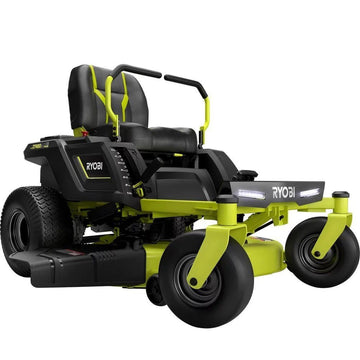 Ryobi 42 - Inch 48V 100 Ah Battery Electric Zero Turn Riding Lawn Mower - Decindoor