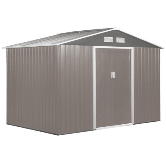 Large Outdoor Garden Storage Shed with Lockable Double Doors - Decindoor