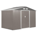 Large Outdoor Garden Storage Shed with Lockable Double Doors - Decindoor