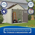 Suncast BMS8400D “4 x 8” Tremont Storage Shed - Decindoor