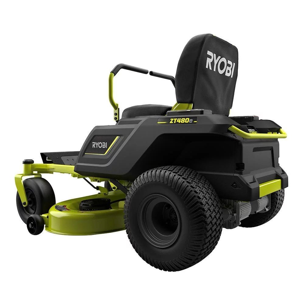 Ryobi 42 - Inch 48V 100 Ah Battery Electric Zero Turn Riding Lawn Mower - Decindoor