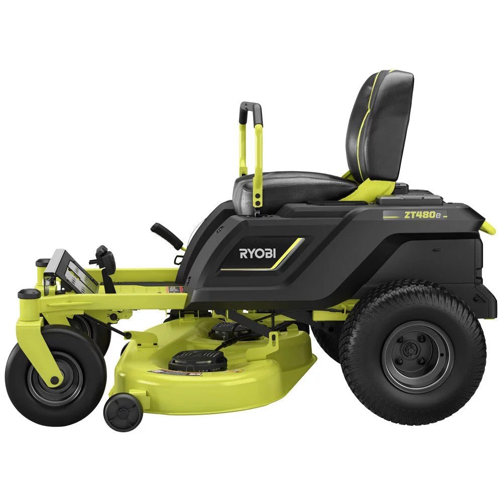 Ryobi 42 - Inch 48V 100 Ah Battery Electric Zero Turn Riding Lawn Mower - Decindoor