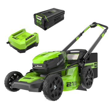 Greenworks 80V 21-Inch Self-Propelled Lawn Mowers