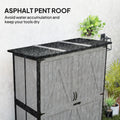 Outdoor Wooden Garden Storage Shed with Lockable Doors & Shelves - Decindoor