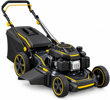 Walk-Behind Lawn Mower with Grass Collection Bag