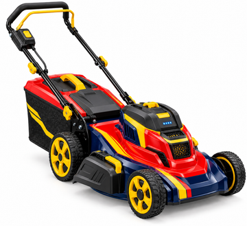 Cordless Battery Walk-Behind Lawn Mower with Grass Collection Bag