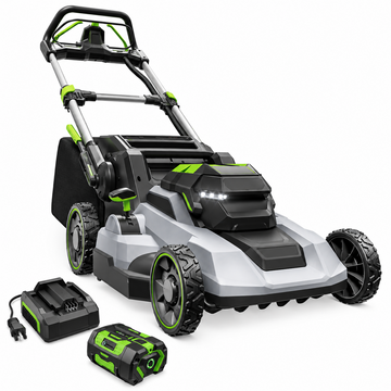 Cordless Battery Walk-Behind Lawn Mower with Grass Collection Bag