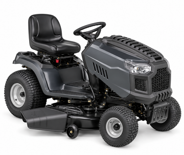 Heavy-Duty Riding Lawn Mower with Wide Cutting Deck