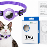 Reflective AirTag Dog Collar – Waterproof GPS Tracking Collar