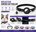 AirTag pet collar package with tracker holder and instruction manual