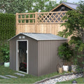 Large Outdoor Garden Storage Shed with Lockable Double Doors - Decindoor