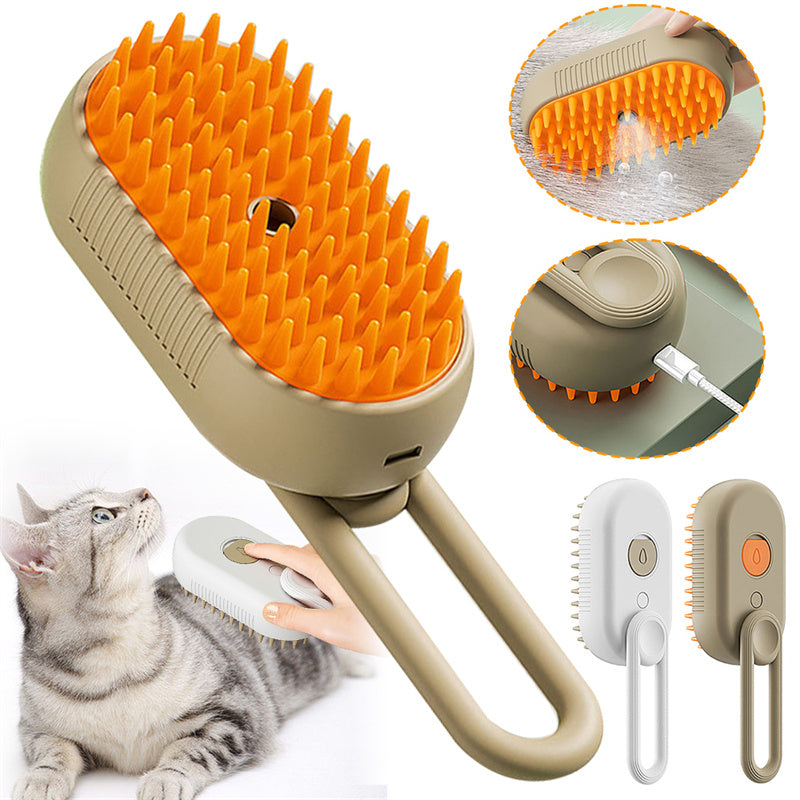 Rechargeable pet grooming comb for daily coat care