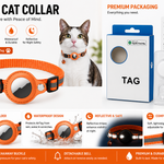 Reflective cat collar designed for nighttime visibility and safety