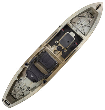 Ascend 12T Sit - On - Top Kayak Stable Fishing & Recreational Kayak with Adjustable Seat - Decindoor